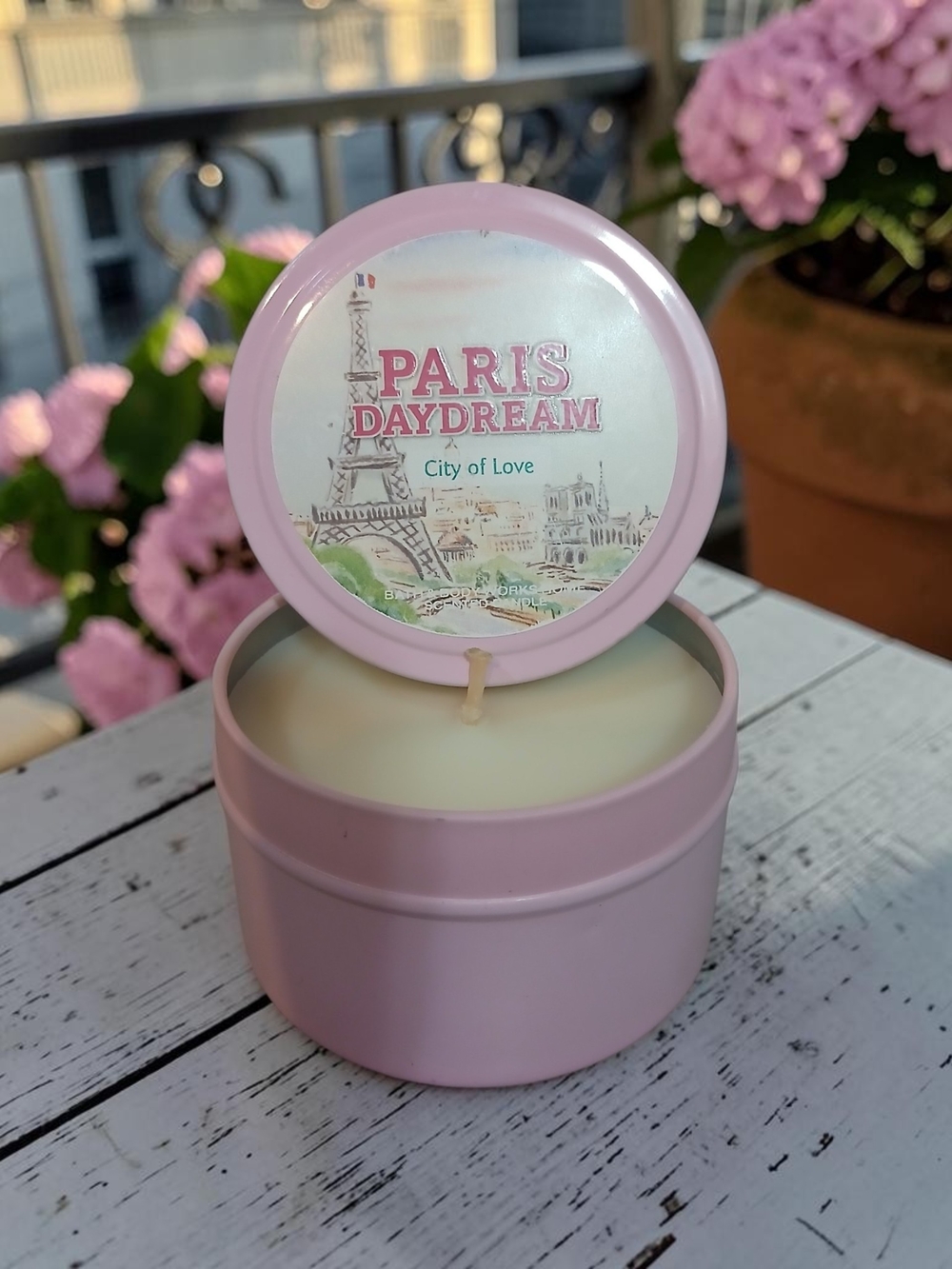 Paris Daydream Pink Tin Scented Candle
